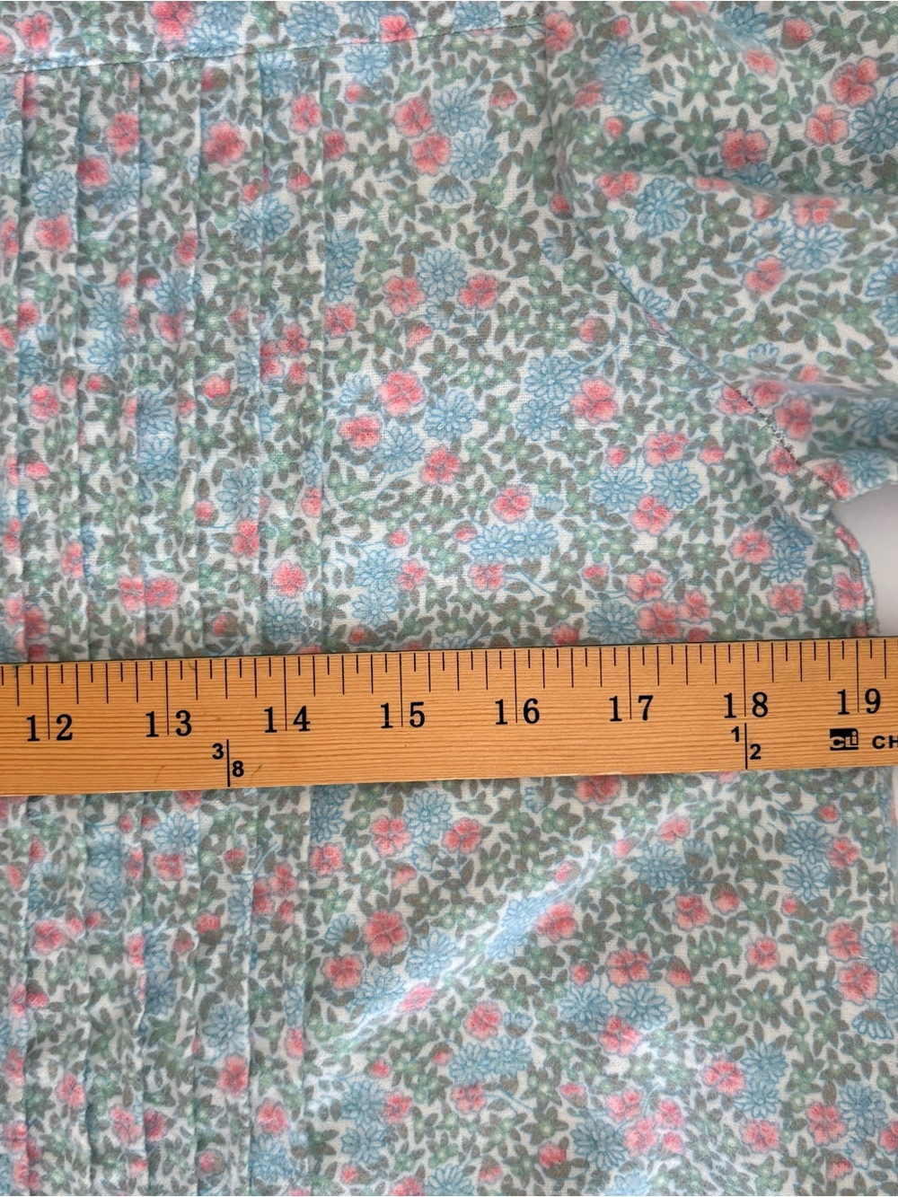 Vintage NWT Floral Nightgown in Light Blue and Pink - Picture 11 of 16